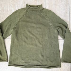 J. Crew Sage Green Crewneck Sweater
